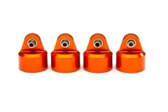 Traxxas Zubehör GT-Maxx Dämpfer-Kappen aus Aluminium in orange 4Stück für MAXX 1/10
