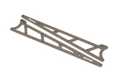 Traxxas Tuning Seitenplatten Wheelie-Bar aus Aluminium in grau 2Stück für Bandit, Bigfoot, Rustler, Slash und Stampede 1/10