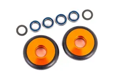 Traxxas Tuning Komplettrad Wheelie-Bar aus 6061-T6 Aluminium in orange 2Stück für Bandit, Bigfoot, Ford, Rustler, Slash und Stampede 1/10