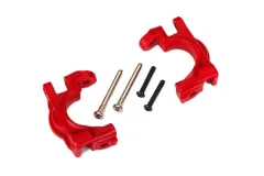 Traxxas Tuning Extreme Heavy Duty C-Hubs in rot mit Kleinteilen (für TRX9080 Kit) für Ford Fiesta, Raptor, Rustler, Slash und Stampede 1/10