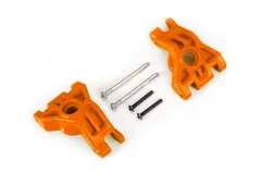 Traxxas Tuning Extreme Heavy Duty Radträger in orange mit Kleinteilen (für TRX9080 Kit) für Ford Fiesta, Raptor, Rustler, Slash und Stampede 1/10