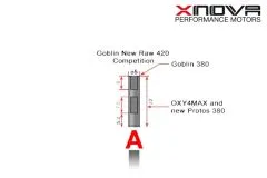 Xnova Ersatzteil Shaft/Welle für Brushless Motor 2820 Type A 5mm Welle mit 22mm Länge