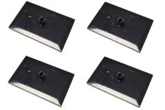 KBW Klemmbausteine Eisenbahnzubör Zugdrehgestellplatte 4Stück