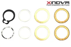 Xnova Ersatzteil C-Clip, Washer/Scheiben und Spring/Scheiben gewellt Set für Brushless Motoren mit 8mm Welle