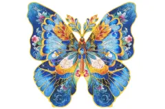 Lasercut Holz Puzzle Morpho Helena Schmetterling - 200 Teile