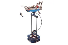 Lasercut Holzbausatz Pendel Ozeanfischer - 161 Teile