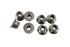 Amewi Ersatzteile Radmuttern 8Stück für Hyper Go Volkswagen Polo R WRC 1:14, TX12 Truggy 1:12, MTX10 1:10 und Citroen C3 WRC Rallye 4WD 1:7