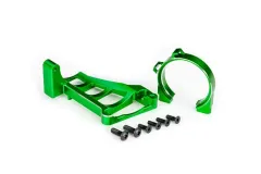 Traxxas Motorhalter aus Aluminium in Grün für TRX3461 für MAXX 1/10