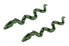 Klemmbausteine Tier Schlange in grün mit Muster 2Stück