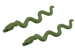 Klemmbausteine Tier Schlange in grün 2Stück