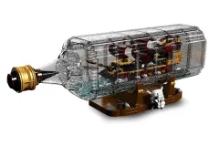 Mouldking Klemmbausteine Buddelschiff Queen Anne in der Flasche - 2488 Teile