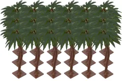 KBW Klemmbausteine Palme in dunkelgrün SUPER SET 18Stück