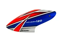 Microheli Airbrush Fiberglass Freestyle Haube für Blade InFusion 120