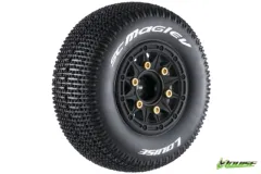 Louise Reifen SC-Maglev soft auf Felge in schwarz 12-14-17mm 2Stück für Traxxas Slash 1/10
