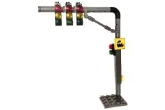 Klemmbausteine Verkehrsampel mit Ausleger