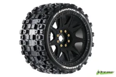 Louise Reifen MT-Uphill MFT soft auf Felge in schwarz 17mm 2Stück für Traxxas MAXX 1/10 und Sledge 1/8