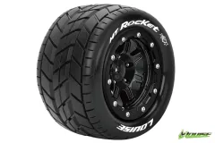 Louise Reifen MT-Rocket MFT soft auf BL-Felge in schwarz 17mm 2Stück für Traxxas MAXX 1/10