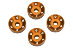 Traxxas Tuning Pro Scale Felgen Scheiben aus Aluminium in Orange 4Stück für Maxx-Slash 1/8