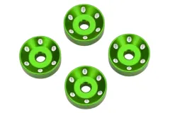 Traxxas Tuning Pro Scale Felgen Scheiben aus Aluminium in Grün 4Stück für Maxx-Slash 1/8