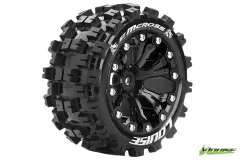 Louise Reifen ST-MCross soft auf 2,8 Felge in schwarz 12mm 2Stück für Traxxas Rustler 1/10