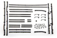 Traxxas Tuning Seitenleisten mit Zubehör für TRX-4 G500 und TRX-6 G63 Mercedes-Benz 1/10