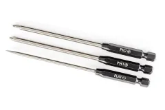 Traxxas Werkzeug-Set Speed-Bit Schraubendreher 1x Schlitz und 2x Phillips 1/4 Zoll