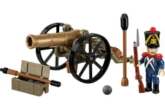 COBI Klemmbausteine Set Französischer Artillerist mit Kanone - 97 Teile