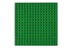 STS Grundplatte Grün Unterbaubar 16x16 Noppen, 12,8cm x 12,8cm