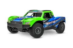 Traxxas Mini-Slash BL-2S 4x4 grün 1/16 Short Course RTR Brushless, HD-Teile, mit Akku und Lader