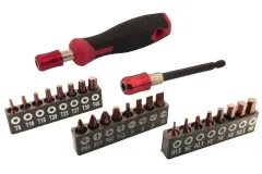 Hi-Spec 1/4 Zoll 24-In-1 Bit Set und Schraubendreher mit Ratschenmagnetantrieb