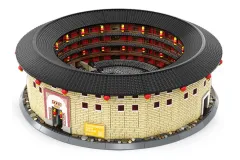 Wange Klemmbausteine Gebäude Fujian Hakka Tulou Chengqi Building - 3317 Teile