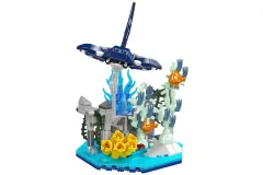 MouldKing Klemmbausteine Tiere Mantarochen - 411 Teile