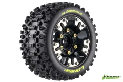 Louise Reifen ST-Uphill soft auf Felge in schwarz 12mm 2Stück für Traxxas MINI-MAXX und MINI-XRT 1/16