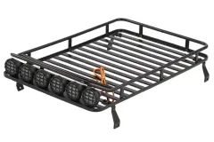 Absima Metal Dachträger inklusive LED Set 230mm für 1/10