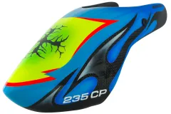 Microheli Airbrush Carbon Fiberglass Black Sea Haube für Blade Revolution 235CP