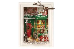 Lasercut Bausatz Wandmodell Santas Spielzeugladen - 122 Teile