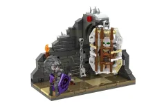 Kiddicraft Klemmbausteine Dungeon Skelettkäfig - 242 Teile