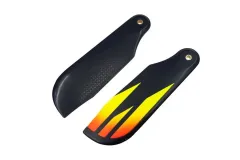 SAB Goblin S72 Heckrotorblätter gelb orange 72mm für RAW 420 und Mini Genesis