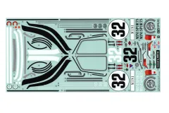 Tamiya RC Aufkleber für Mini Cooper Racing 1:10