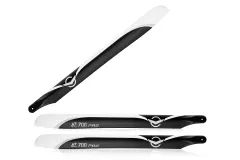 Azure Power Carbon 3Blatt Hauptrotorblätter 700Pro 700mm Weiß