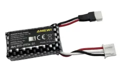 Amewi Ersatzteile LiPo Akku 2S 7,4V 300mAh mit 3PMolex Stecker für Drift Muscle Car Onroad/Drift 4WD 1:20 RTR rot