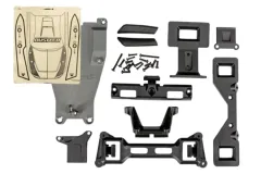 Traxxas Tuning Karosserie Clipless Conversion-Kit für Rustler 1/10