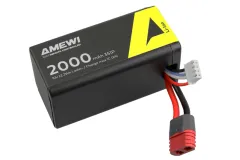 Amewi LiPo Akku 3S 11,1V 2000mAh T-Stecker Hardcase für Amewi Hyper GO TX12 Truggy 1:12