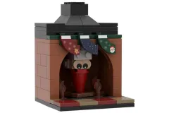 Stoneheap Klemmbausteine Der Weihnachtskamin - 88 Teile