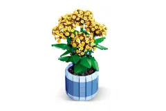 Jie Star Klemmbausteine Blumen Narzissen mit Vase - 842 Teile