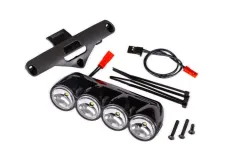 Traxxas Ersatzteile Ford RS200 LED Scheinwerfer-Leuchten in Schwarz für MINI-Rally 1/16