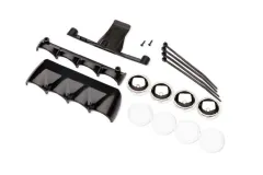 Traxxas Ersatzteile LED Scheinwerfer-Leuchten in Schwarz für MINI-Rally 1/16