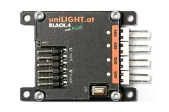 uniLIGHT Modul 4-Kanal PLUS, BLACK.4+