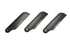 MS COMPOSIT 3Blatt Carbon Heckrotorblätter 115mm