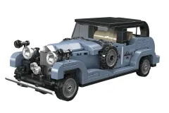 MouldKing Klemmbausteine Auto Phantom III Oldtimer mit stapelbarer Displaybox/Sammelbox - 320 Teile